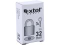 EXTOL zámek visací litinový, 32mm, 3 kliče, lze vyrobit náhradní klíče, EXTOL CRAFT (93132)