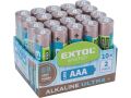 EXTOL baterie alkalické EXTOL ENERGY ULTRA +, 20ks, 1,5V AAA (LR03), EXTOL LIGHT (42012)