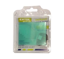 EXTOL sklo ochranné pro svářecí kuklu, 5ks, 107x89mm, plastové, pro 97345, EXTOL CRAFT (97345A)