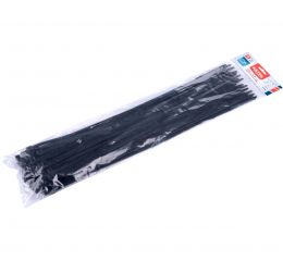 EXTOL pásky stahovací na kabely černé, 600x8,8mm, 50ks, nylon PA66 (8856176)