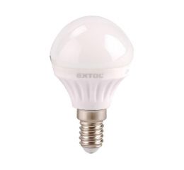 EXTOL žárovka LED, 4W, závit E14, svítivost 320lm, barva světla 3000K (teplá bílá), napětí 220-240V, nelze stmívat, EXTOL LIGHT