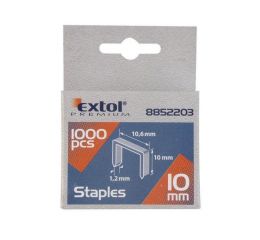 EXTOL spony, balení 1000ks, 6mm, 11,3x0,52x0,70mm, EXTOL PREMIUM (8852501)