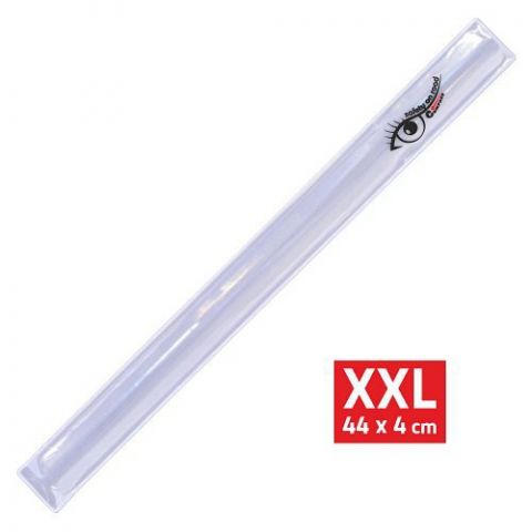 Pásek reflexní ROLLER XXL 4x44cm S.O.R. stříbrný (01693)
