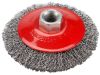 EXTOL kartáč miskový, O 100mm, vlnitý drát S 0,3mm, M14x2mm, EXTOL CRAFT (17006)