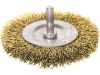 EXTOL kartáč okružní, O 100mm, vlnitý drát S 0,3mm, stopka 6mm, EXTOL CRAFT (17055)