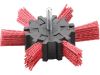 EXTOL kartáč okružní leštící, O 100mm, nylon, stopka 6mm, EXTOL CRAFT (17060)