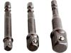 EXTOL adaptéry do vrtačky, 1/4"-3/8"-1/2" (32600)