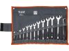EXTOL klíče otevřené/očkové, sada 13ks, 6-22mm, CrV, EXTOL CRAFT (6733)