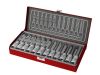 FORTUM sada zástrčných imbusových klíčů 18ks, 1/2" & 1/4", 61CrV5, FORTUM (4700008)