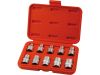 EXTOL hlavice nástrčné 1/2", vnitřní TORX E8-E24, sada 10ks, CrV (8818128)