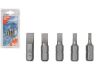 EXTOL hroty ploché, sada 5ks, 25mm, (-) 3-4-5-6-7, CrVMo, EXTOL PREMIUM (8819605)