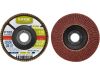 EXTOL kotouč lamelový šikmý korundový, P100, 125mm, vnitřní průměr 22,2mm pro uchycení v úhlové brusce, EXTOL CRAFT (260030)