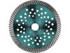 EXTOL kotouč diamantový řezný turbo Fast Cut, 150x22,2mm, suché i mokré řezání, EXTOL INDUSTRIAL (8703053)