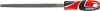 YATO Pilník zámečnický trojhranný středně hrubý 150 mm (YT-6182)