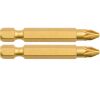 FORTUM-KITO hrot křížový sada 2ks, PZ 3x50mm, S2-Titan. úprava, FORTUM-KITO, hrot křížový sada 2ks, PZ 3x50mm, S2-Titan. úprava,