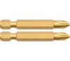 FORTUM-KITO hrot křížový sada 2ks, PH 3x50mm, S2-Titan. úprava, FORTUM-KITO, hrot křížový sada 2ks, PH 3x50mm, S2-Titan. úprava,