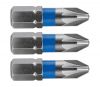 FORTUM-KITO hrot křížový sada 3ks, PZ 2x25mm, S2, FORTUM-KITO, hrot křížový sada 3ks, PZ 2x25mm, S2, FORTUM-KITO, S2 (4741302)