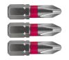 FORTUM-KITO hrot křížový sada 3ks, PH 2x25mm, S2, FORTUM-KITO, hrot křížový sada 3ks, PH 2x25mm, S2, FORTUM-KITO, S2 (4741202)
