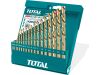 TOTAL vrtáky do kovu, sada 19ks, HSS, 1-10mm (TACSD0195)