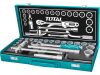 TOTAL Hlavice nástrčné, sada 24ks, 1/2", 1/2" (THT141253)
