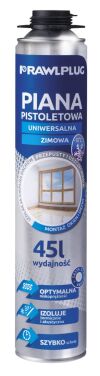 RAWLPLUG Pěna polyuretanová pistolová RPP univerzální -zimní 45 l; 750 ml (RPP-45-W)