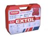 EXTOL hlavice nástrčné, sada 94ks, 1/4", 1/2", CrV/S2 (8818337)