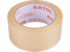 EXTOL páska lepicí tichá, transparentní, 48mm x 66m tl.0,046mm, PP/akryl lepidlo (8856323)