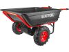 EXTOL dvoukolák nákladní s převodovkou aku, 300kg, 300l, 40V Li-ion, 6Ah (8891592)