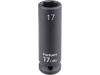 FORTUM hlavice nástrčná rázová 1/2", 17mm, L 78mm, CrMoV (4703217)