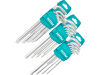 TOTAL Klíče imbus a torx, sada 27ks, S2 ocel, industrial (THT106KT0271)