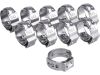 EXTOL spona na hadici, 10ks, Ř13,8mm, INOX (8865171)
