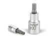 FORTUM hlavice zástrčná imbus, 1/4', HX6, L 38mm, CrV/S2, FORTUM (4701606)