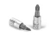 FORTUM hlavice zástrčná šroubovák PZ, 1/4', PZ2, L 37mm, CrV/S2, FORTUM (4701822)