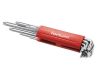 FORTUM L-klíče TORX prodloužené, sada 9ks, T10-15-20-25-27-30-40-45-50, S2, FORTUM (4710302)