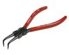FORTUM kleště seeger zahnuté vnitřní, 180mm, rozsah 19-60mm, 61CrV5, FORTUM (4770512)