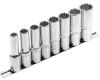 EXTOL klíče nástrč. prodloužené, MULTILOCK, sada 8ks, 1/2", CrV, EXTOL PREMIUM (8818112)