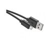 EMOS USB kabel 2.0 A/M - micro B/M 0,2m černý, Quick Charge 2335070710 (SM7007BL)