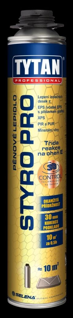 TYTAN STYRO PRO E, pěnové lepidlo, pistolové 750ml (10041410) | E ...
