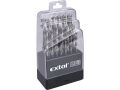 EXTOL vrtáky do kovu, sada 19ks, 1-10mm, leštěné, HSS, EXTOL CRAFT (11190)