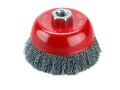 EXTOL kartáč hrnkový, O 75mm, vlnitý drát S 0,3mm, M14x2mm, EXTOL CRAFT (17002)