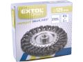 EXTOL kartáč radiální copánkový, O 125mm, vlnitý drát S 0,5mm, M14x2mm, EXTOL CRAFT (17026)