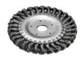 EXTOL kartáč radiální copánkový, O 150mm, vlnitý drát S 0,5mm, otvor 22,2mm, EXTOL CRAFT (17029)
