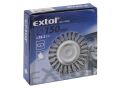EXTOL kartáč radiální copánkový, O 150mm, vlnitý drát S 0,5mm, otvor 22,2mm, EXTOL CRAFT (17029)