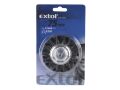 EXTOL kartáč okružní copánkový, O 75mm, vlnitý drát S 0,5mm, stopka 6mm, EXTOL CRAFT (17039)