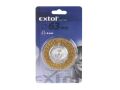 EXTOL kartáč okružní, O 63mm, vlnitý drát S 0,3mm, stopka 6mm, EXTOL CRAFT (17053)