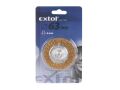 EXTOL kartáč okružní, O 75mm, vlnitý drát S 0,3mm, stopka 6mm, EXTOL CRAFT (17054)