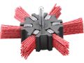 EXTOL kartáč okružní leštící, O 100mm, nylon, stopka 6mm, EXTOL CRAFT (17060)