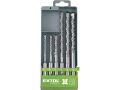 EXTOL vrták SDS PLUS příklepový do betonu, sada 6ks, 5, 6, 8x110mm, 8, 10, 12x160mm, dvojitá šroubovice, EXTOL CRAFT (23901)