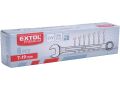 EXTOL klíče otevřené/očkové, sada 8ks, 7-19mm, CrV, EXTOL CRAFT (6319)