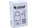 EXTOL zámek visací litinový, 32mm, 3 kliče, EXTOL CRAFT (77010)